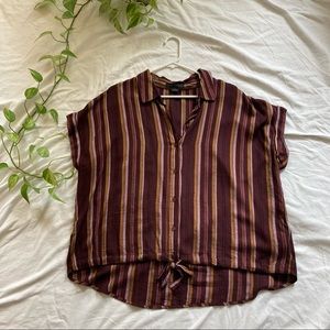 Sanctuary striped boxy blouse